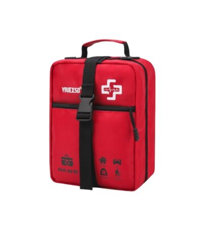 First Aid Kit – Compact emergency medical kit with essential safety supplies.