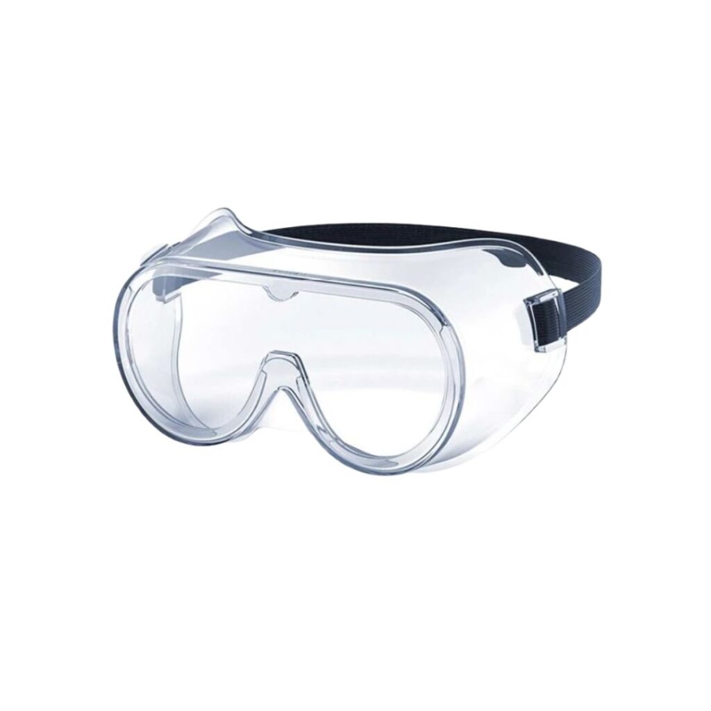 Eye protection goggles are critical safety items designed to shield your eyes from dust, chemicals, debris, and other hazards. These goggles feature impact-resistant lenses, providing a secure barrier against flying objects and harmful particles. Whether you're working in construction, laboratories, or engaging in sports, these goggles ensure that your vision is protected at all times. The adjustable straps and padded seals offer a comfortable fit, making them ideal for extended wear without discomfort. With their anti-fog coating and clear visibility, they are perfect for environments requiring precision and focus. Essential for anyone looking to safeguard their eyesight, these goggles meet safety standards and are a must-have for personal protective equipment in various industries.