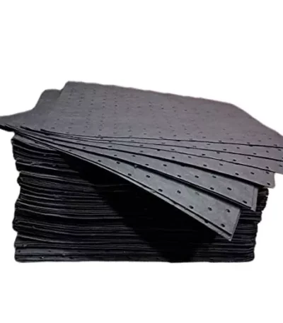 Industrial spill absorbent pads