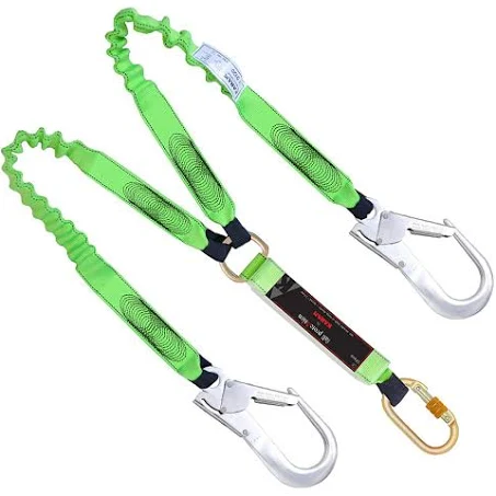 Energy Absorbing Forked Webbing Lanyard