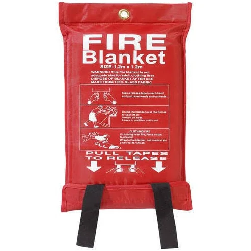 Fire safety blankets for kitchens