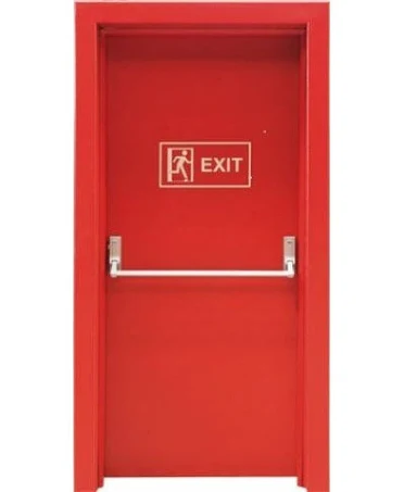 Locking fire doors